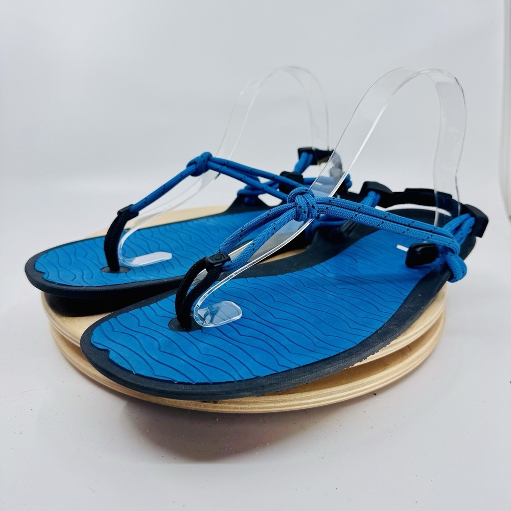 Xero Shoes Aqua Cloud Sandals Mens 10 Blue Barefoot Water Sport Shoes minimalist